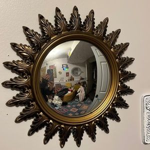 Vintage fisheye sun mirror